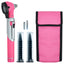 Fiber Optic Mini Otoscope Set - Pear Pink