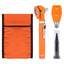 Fiber Optic Mini Ophthalmoscope & Otoscope Set - Orange