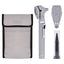 Fiber Optic Mini Ophthalmoscope & Otoscope Set - Gray