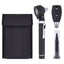 Fiber Optic Mini Ophthalmoscope & Otoscope Set - Black