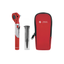 Fiber Optic Pocket Otoscope Set | Bright Red