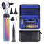 Brass Otoscope Set - Rainbow Finish Handle with Standard Finish Head