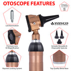 Brass Otoscope Set - Bronze Finish