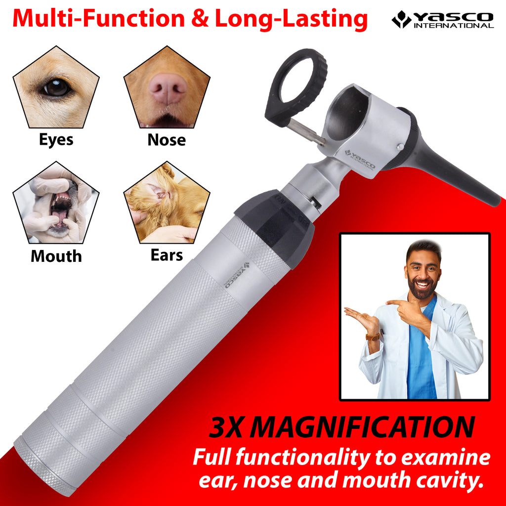Veterinary Procedure Otoscope Set