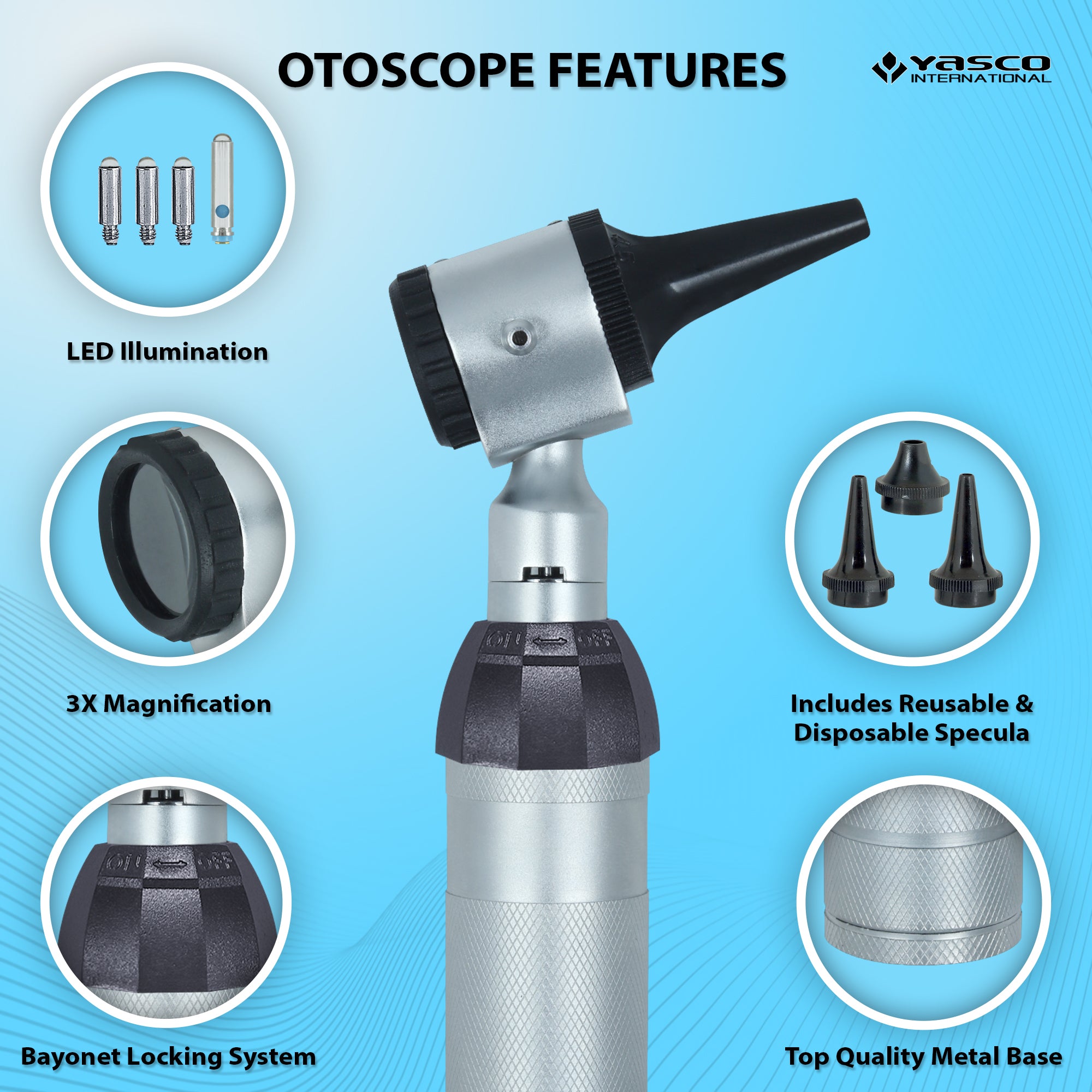 EENT Diagnostic Set - Full Featured 2.5V