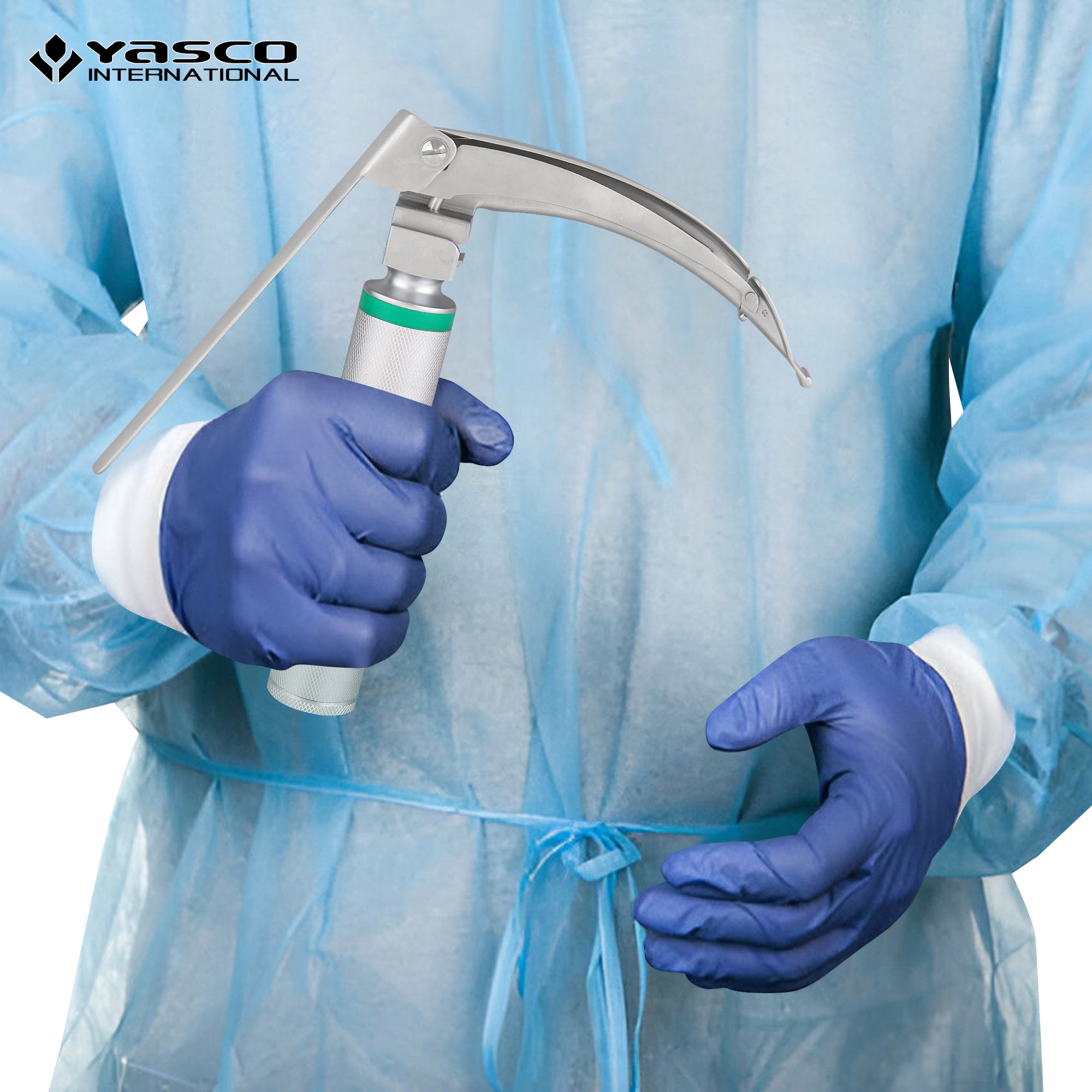 Fiber Optic (F.O) Laryngoscope Set, Flexible Tip , McCoy Blade