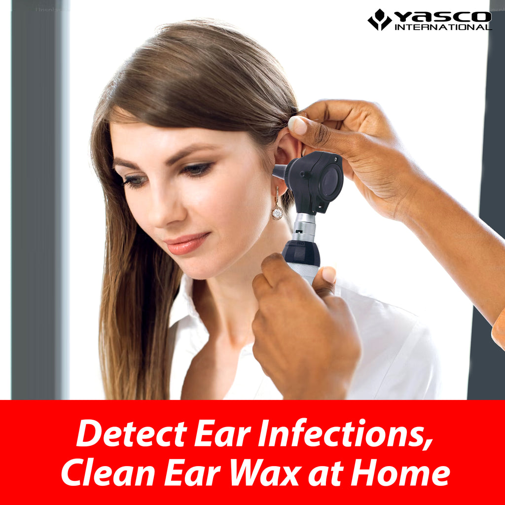 Conventional Otoscope Set - Full Black Head