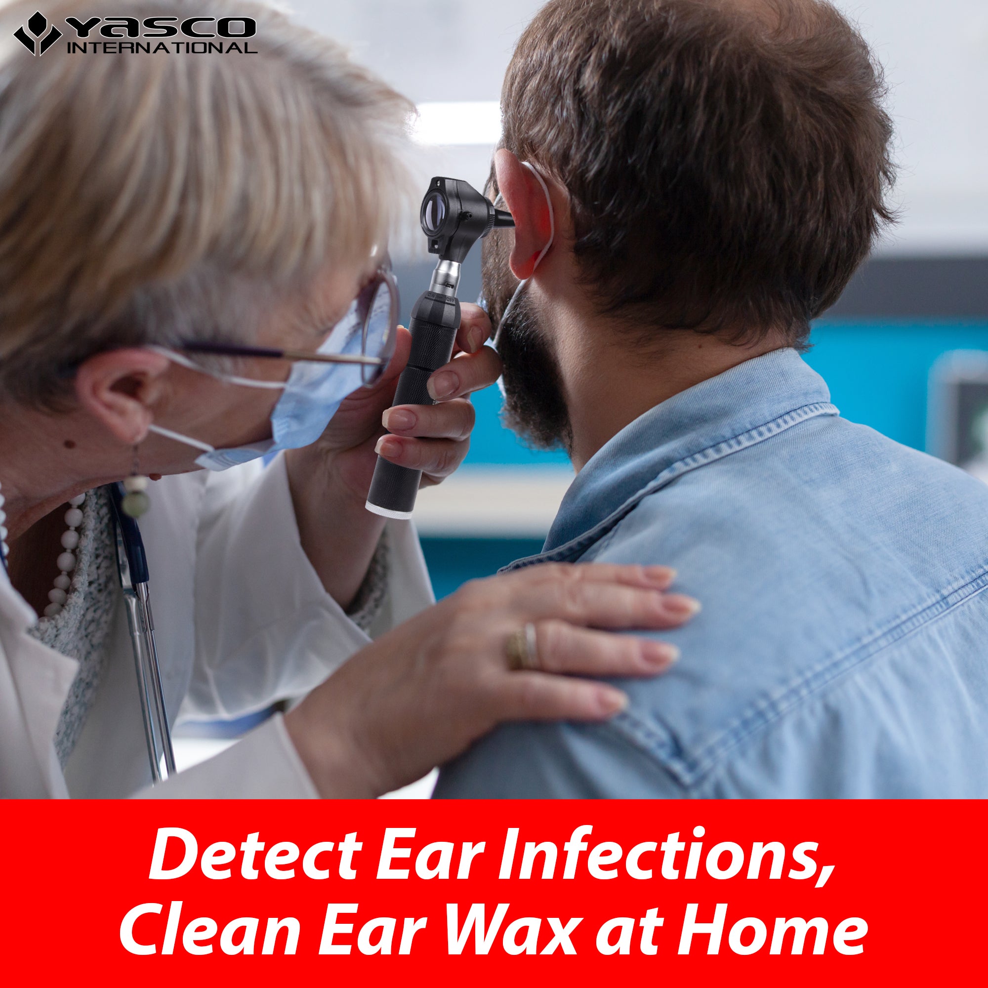 Brass Otoscope Set - All Black