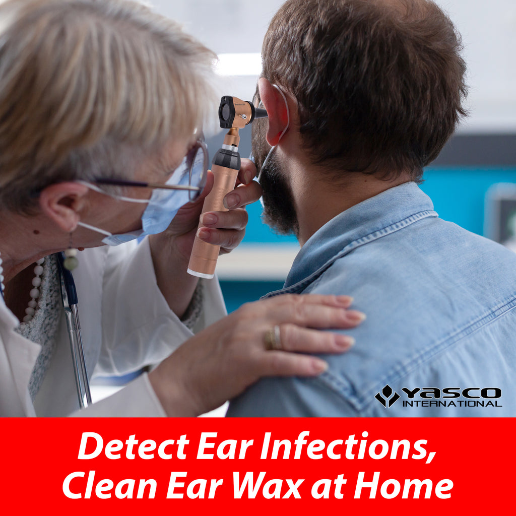 Brass Otoscope Set - Bronze Finish