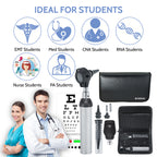 Ophthalmoscope & Otoscope Set - Black Head