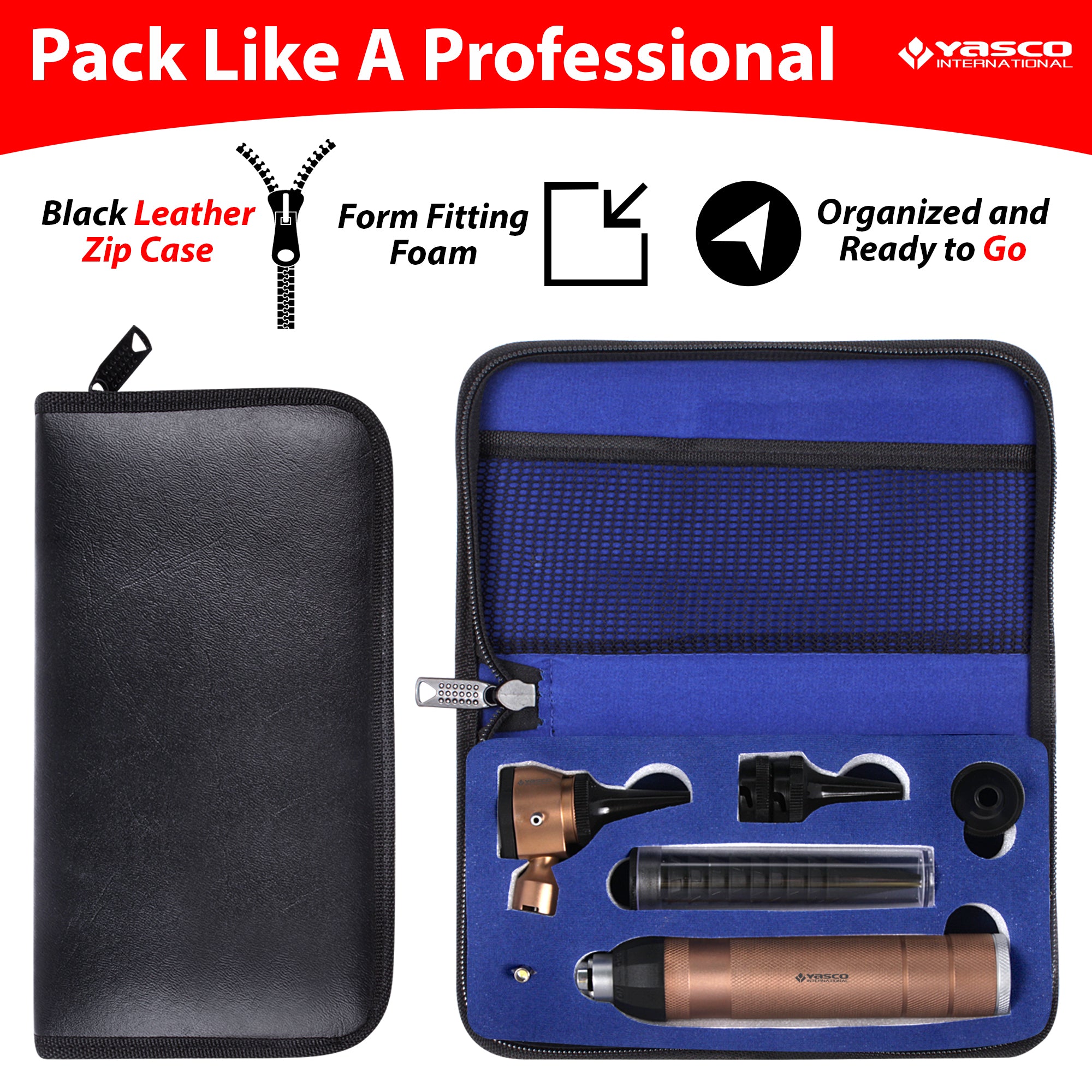 Brass Otoscope Set - Bronze Finish