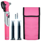 Fiber Optic Mini Otoscope Set - Brass Ring - Multi colors