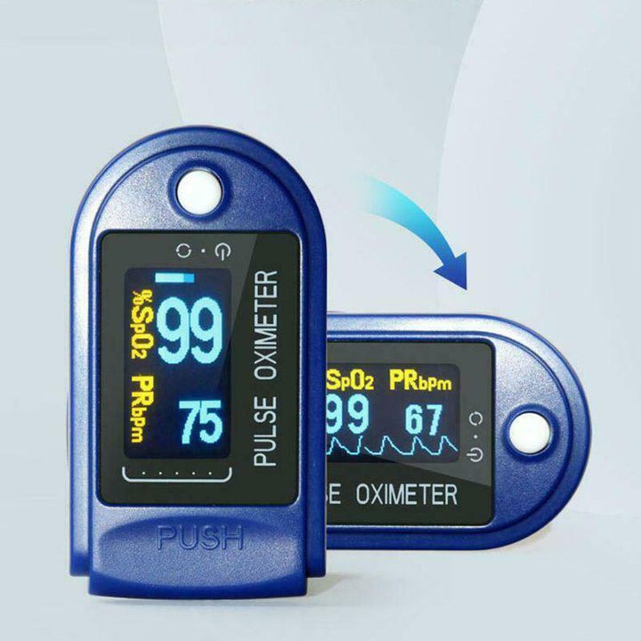 Precision Finger Pulse Oximeter LED Display - Portable Pulse Oximeter