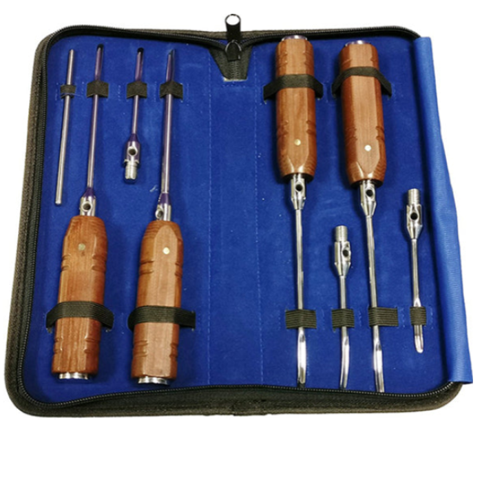 Set of 8 Equine Dental Elevators Essential Tools for Equine Dental Procedures Main image