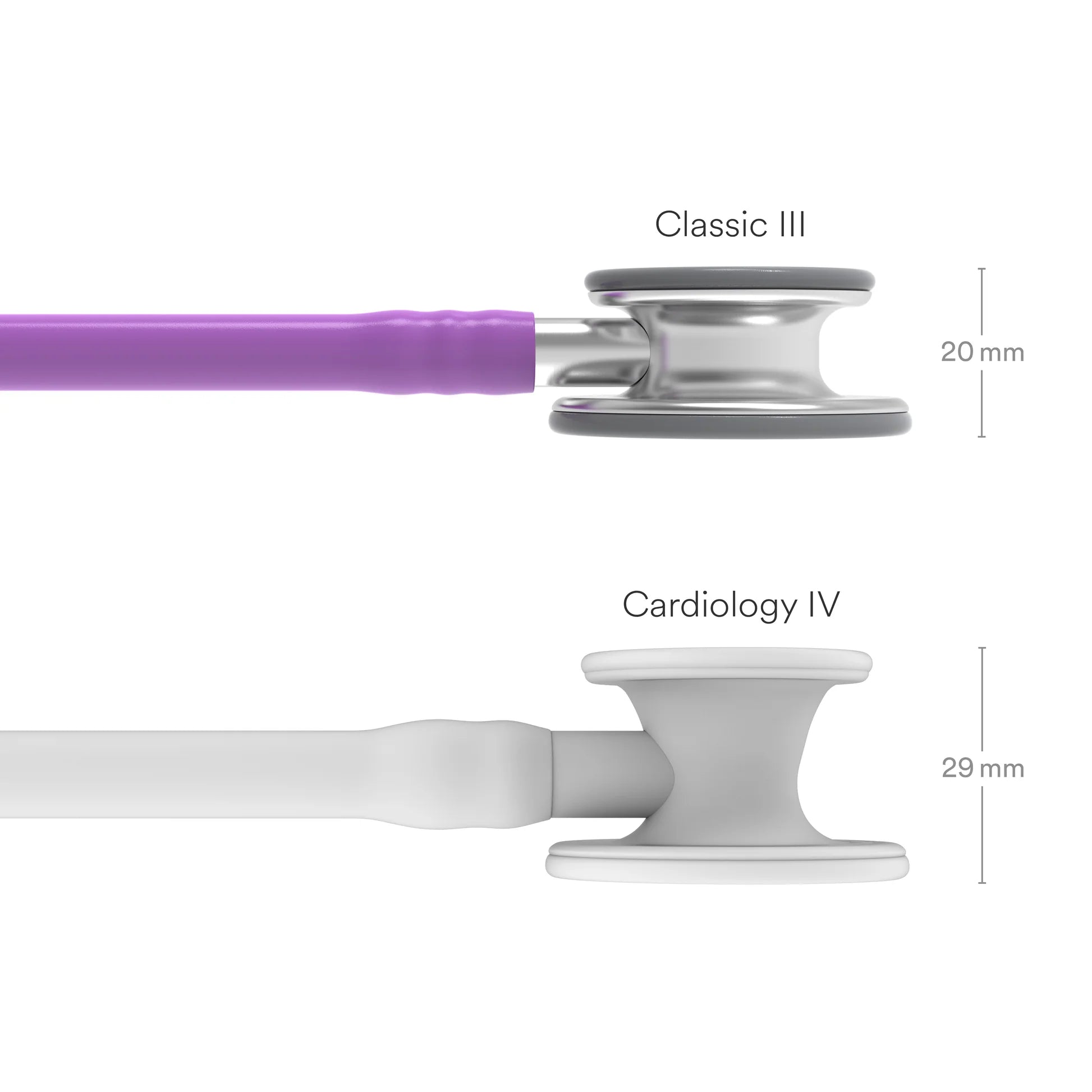 Littmann Classic III Monitoring Stethoscope - Lavender Tube & Standard Finish - 5832