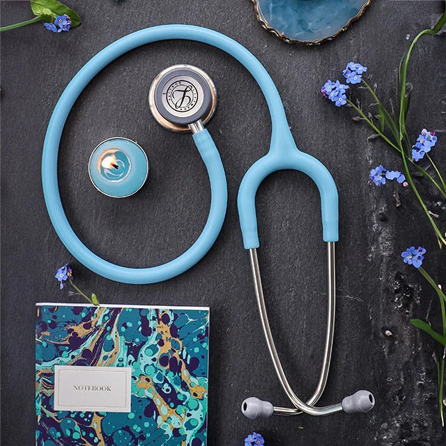 Littmann Classic III Monitoring Stethoscope - Satin Marine Blue Tube - 5912C