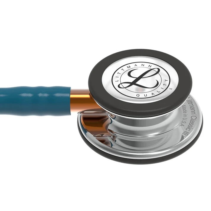 Littmann Classic III Monitoring Stethoscope - Caribbean Blue & Mirror Finish - 5874