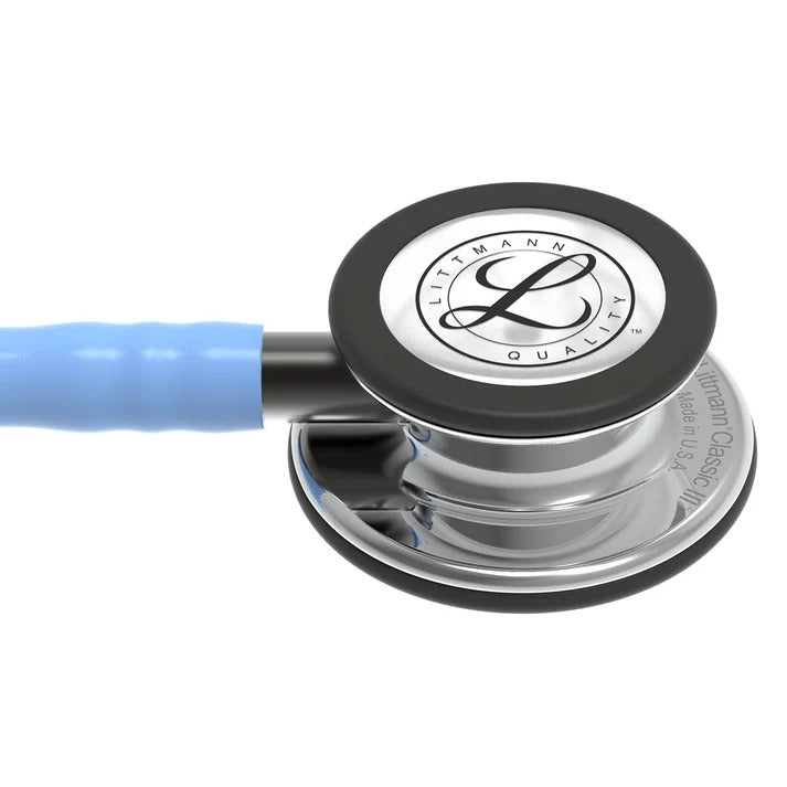 Littmann Classic III Monitoring Stethoscope - Ceil Blue Tube & Mirror Finish - 5959