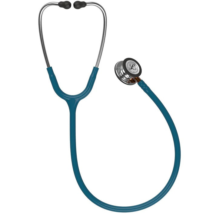 Littmann Classic III Monitoring Stethoscope - Caribbean Blue & Mirror Finish - 5874