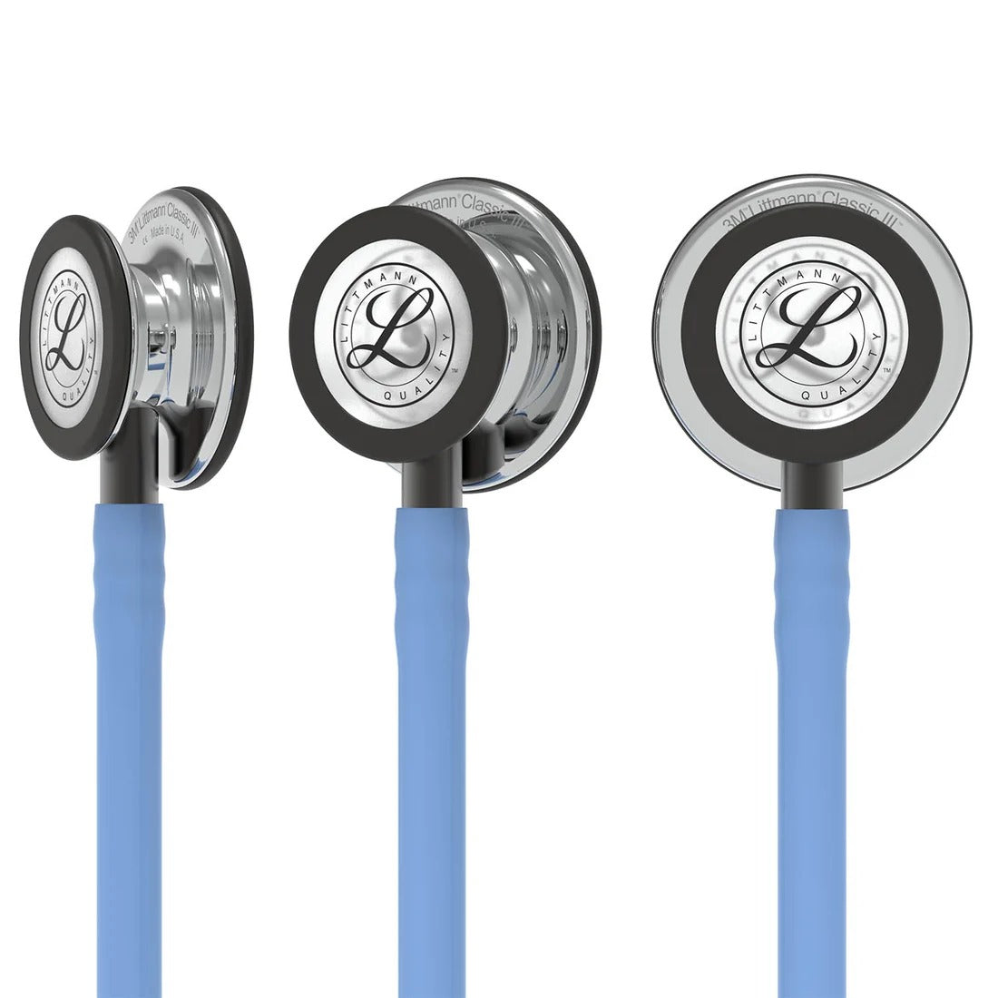 Littmann Classic III Monitoring Stethoscope - Ceil Blue Tube & Mirror Finish - 5959