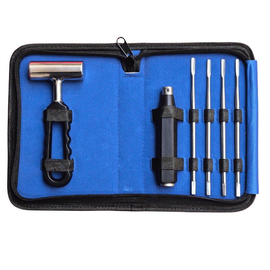 Interchangeable Head Elevator Set with Dental Mallet Main image