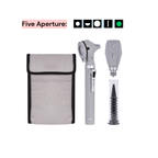 Fiber Optic Mini EENT Diagnostic Set | Gray Otoscope & Ophthalmoscope