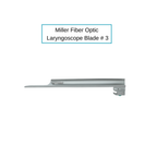 Fiber Optic Miller Laryngoscope Blades | Straight Tip