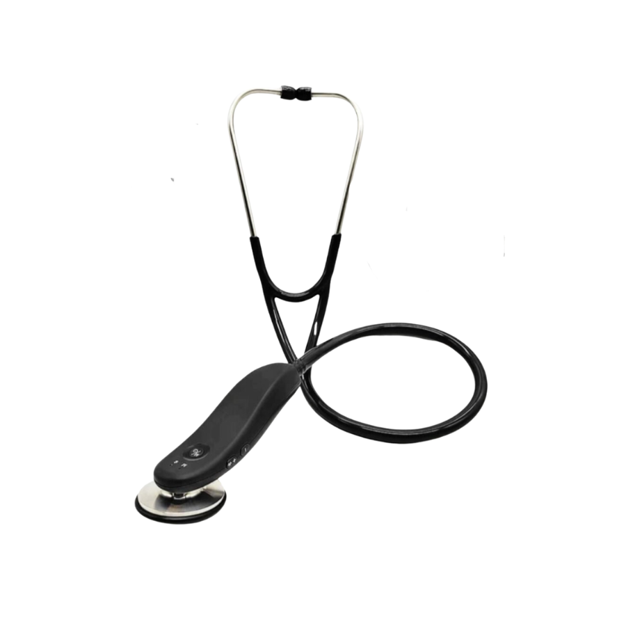 Digital Medical Bluetooth Electronic Stethoscope - Black Main image