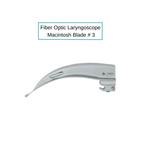 Fiber Optic Macintosh Laryngoscope Blades | Sizes 0–5