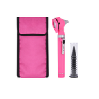 Fiber Optic Pocket Otoscope Set | Rose Pink