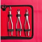 Set of 3 Handy Forceps 7"