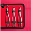 Set of 3 Handy Forceps 7"