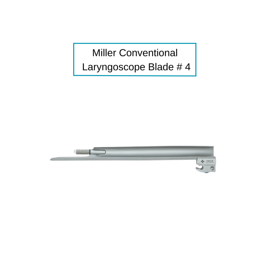 Miller Laryngoscope Blades | Conventional Straight Tip