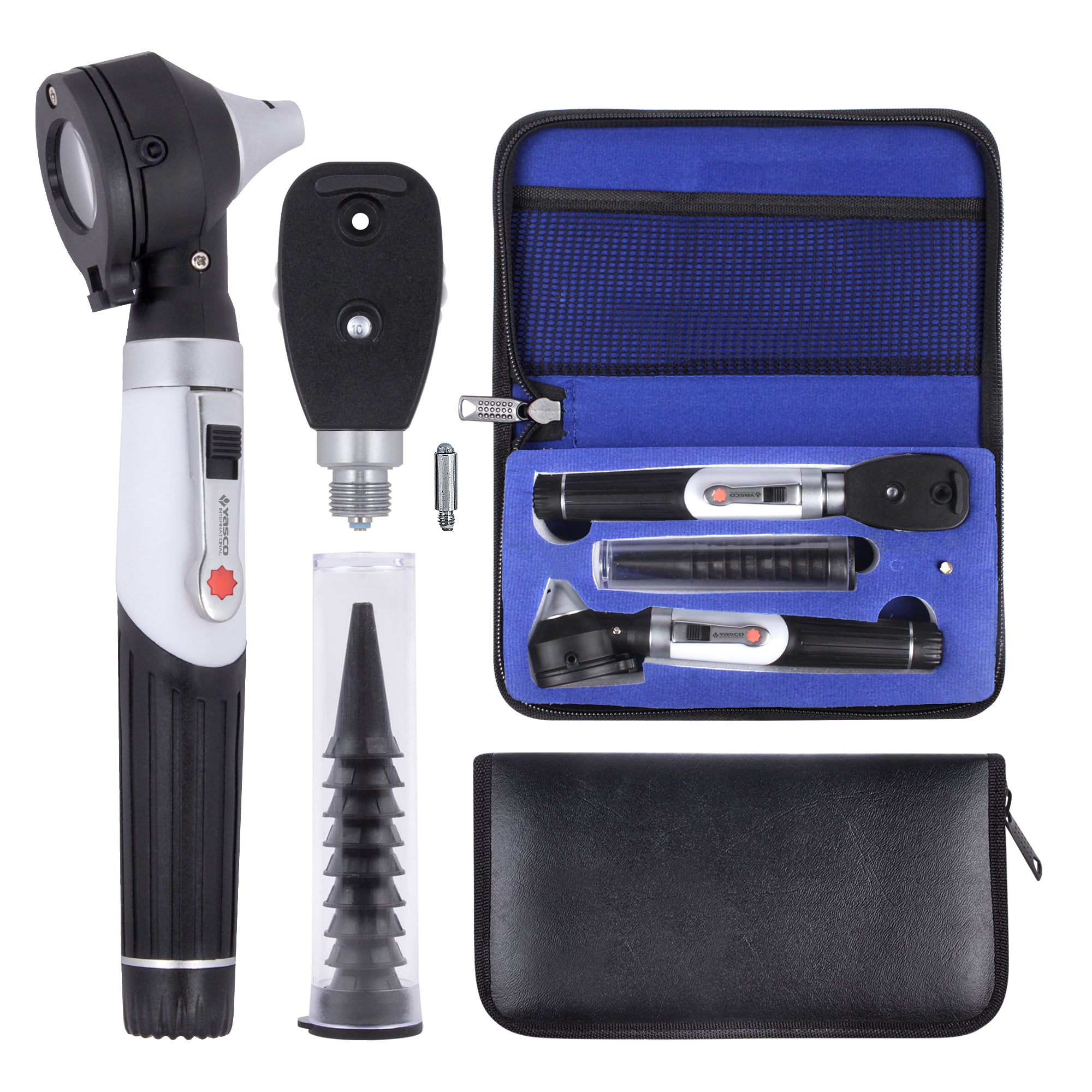 Fiber Optic Mini Ophthalmoscope & Otoscope Set - Five Aperture Secondary image