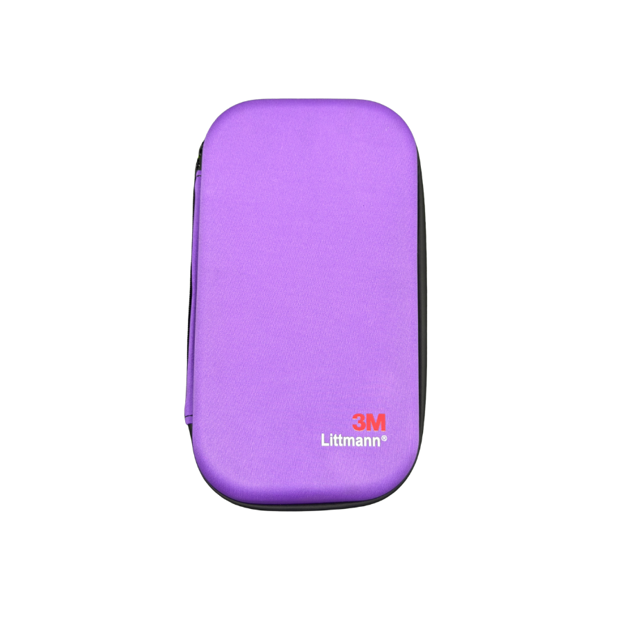 Hard Carrying Case Compatible with 3M Littmann Classic III, Classic II & Pediatric Stethoscopes | Purple Main image