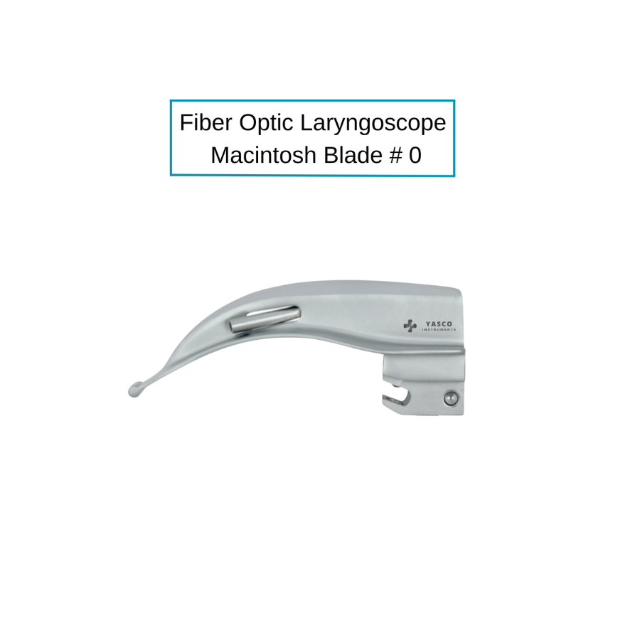 Fiber Optic Macintosh Laryngoscope Blades | Sizes 0–5 Secondary image