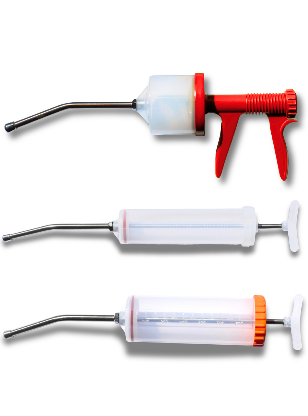 Drenching Syringe Set of 3 – 300ml, 400ml & 600ml