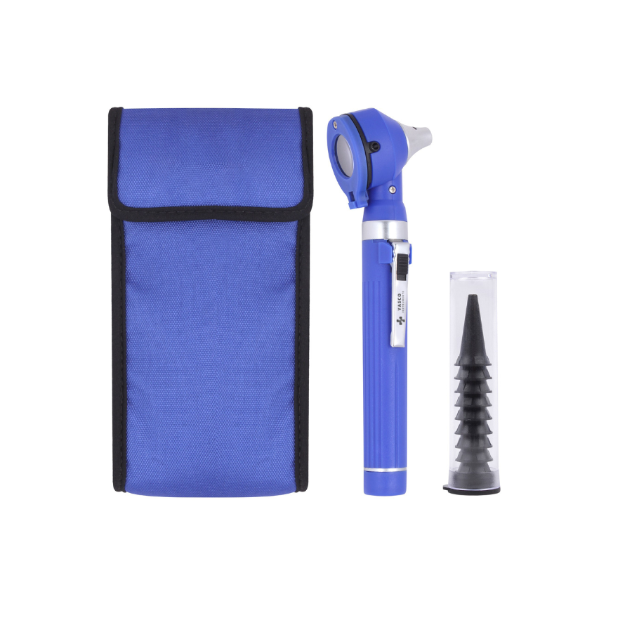 Fiber Optic Pocket Otoscope Set | Navy Blue Main image