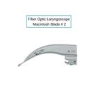 Fiber Optic Macintosh Laryngoscope Blades | Sizes 0–5
