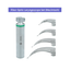 Fiber Optic Macintosh Laryngoscope Set | 2.5V LED Intubation Kit