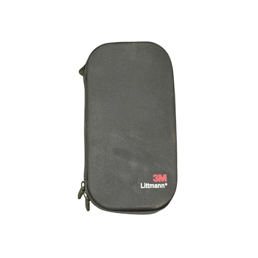 Hard Carrying Case Compatible with 3M Littmann Classic III, Classic II & Pediatric Stethoscopes | Black