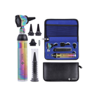 Brass Otoscope Set | Rainbow Finish Diagnostic Instrument