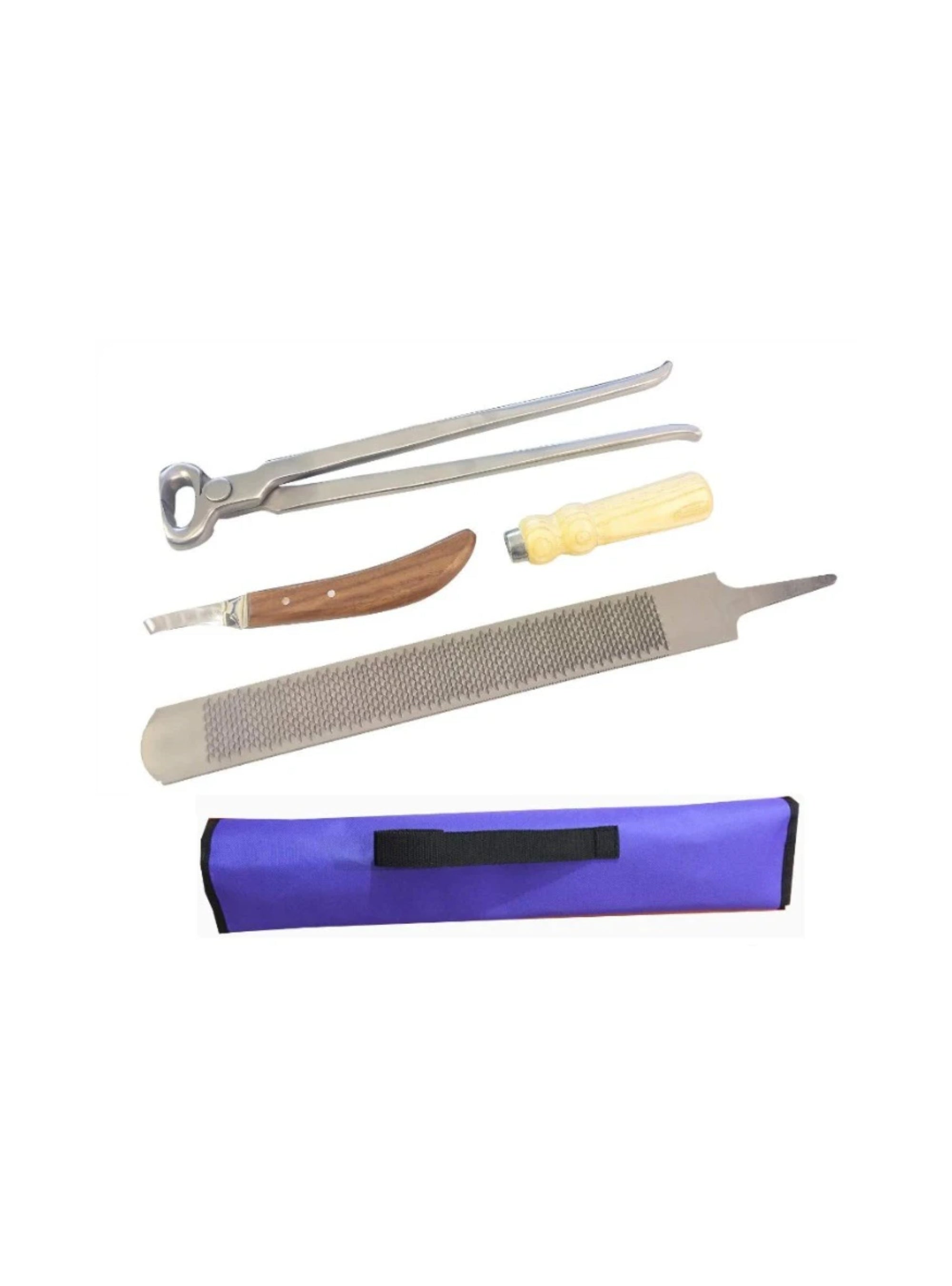 Farrier Kit | Hoof Nipper, Rasp & Knife Set Main image