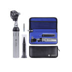 Fiber Optic Brass Otoscope Set | LED Diagnostic Ear Examination Instrument