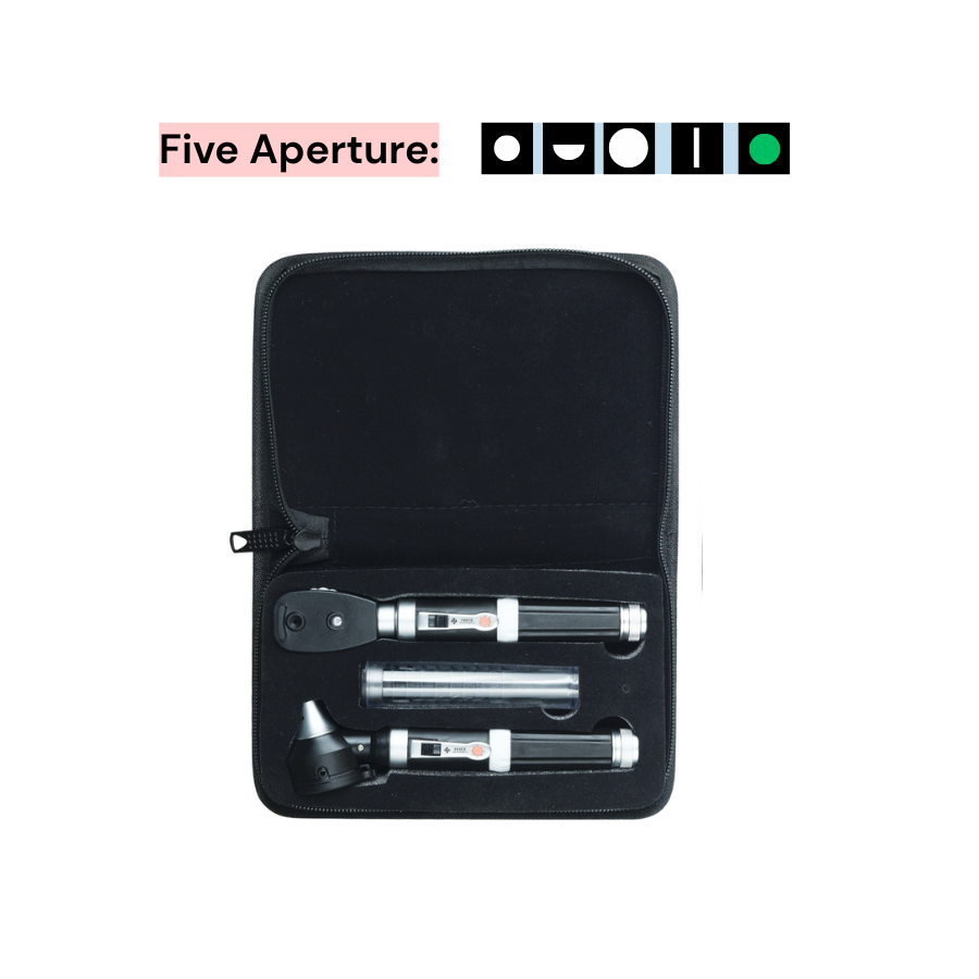 Fiber Optic EENT Diagnostic Set | Mini Otoscope & Ophthalmoscope Main image