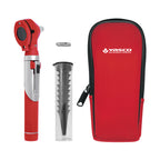 Fiber Optic Mini Otoscope Set - Brass Ring - Multi colors
