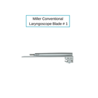 Miller Laryngoscope Blades | Conventional Straight Tip