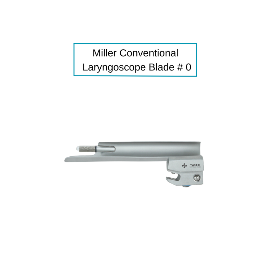 Miller Laryngoscope Blades | Conventional Straight Tip