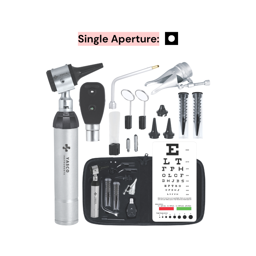 2.5V EENT Diagnostic Set | Otoscope & Ophthalmoscope