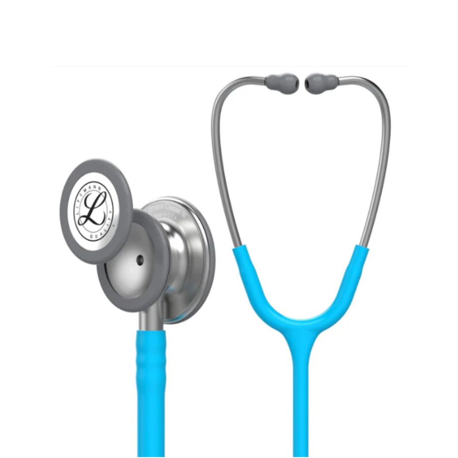 Littmann Classic III Stethoscope 5635 | Turquoise Tube | Standard Finish Main image